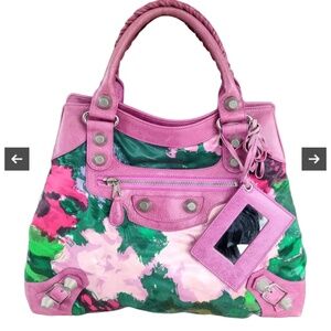 Balenciaga town cloth handbag